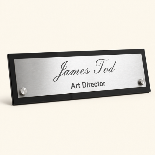 Plaque de Bureau Personnalisée