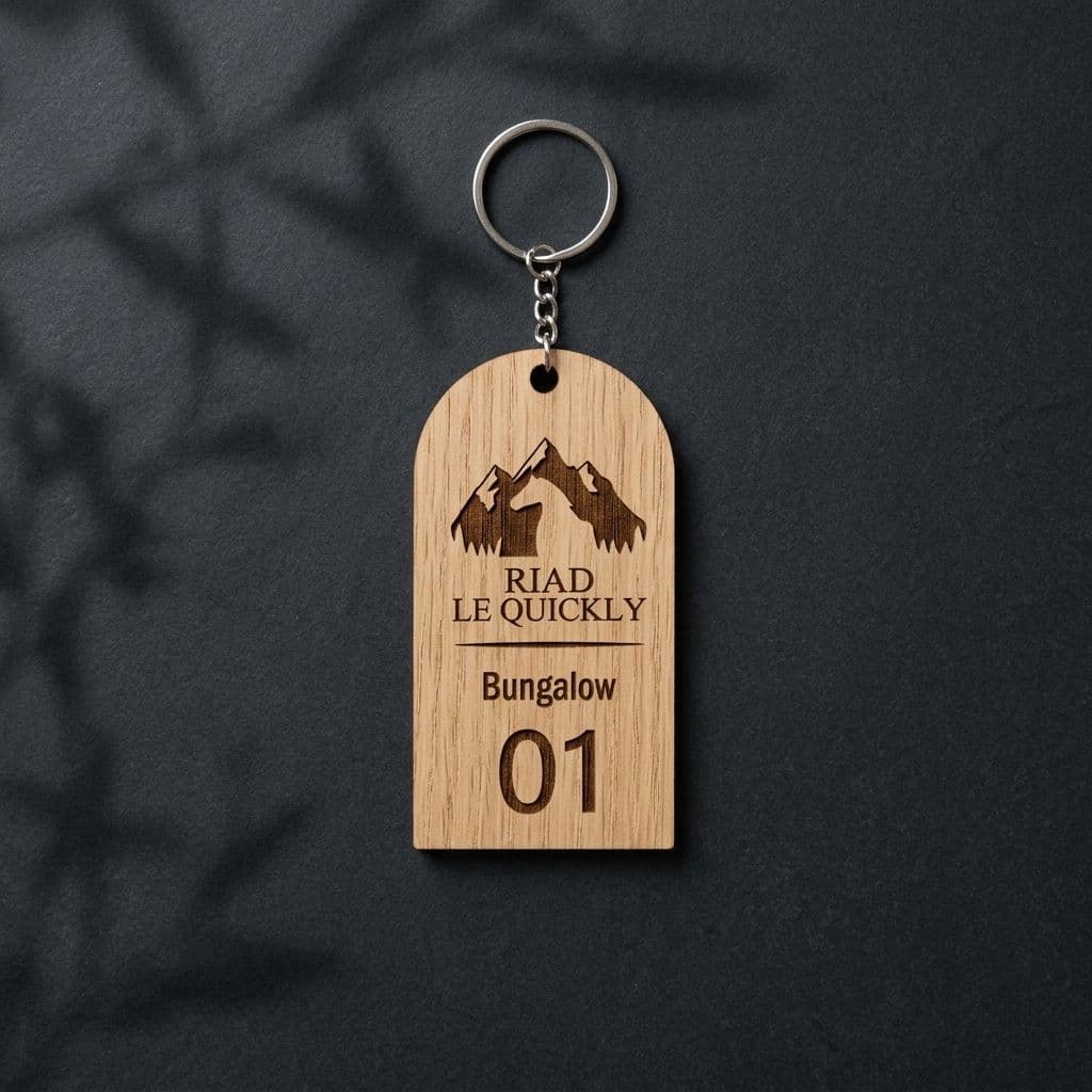 Porte-clés personnalisés — Numéro de chambre