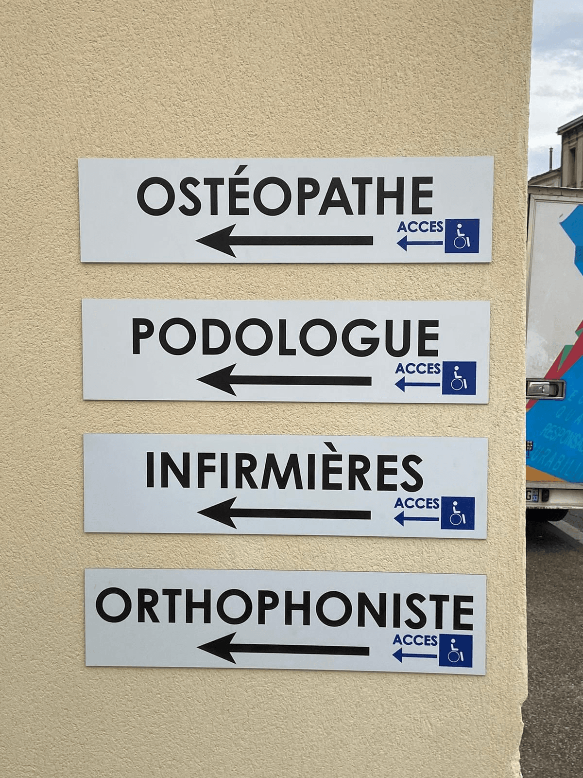 Plaque directionnelle architecte — plaque directionnelle architecte 3d