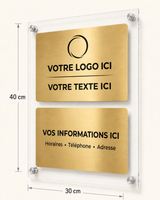 Plaque Professionnelle Personnalisée
