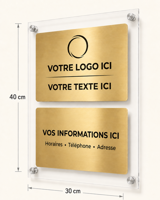 Plaque Professionnelle Personnalisée